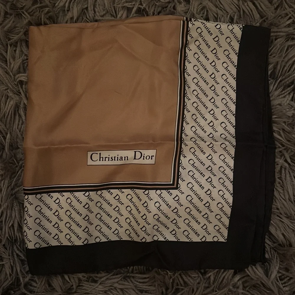 Christian Dior silk scarf